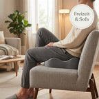 Ergonomisches Sitzkissen aus Memory-Foam | Keilform, 50 kg/m³